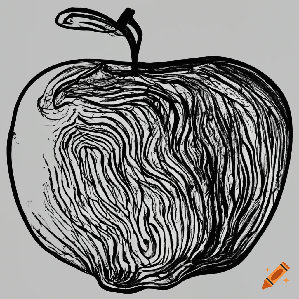 How To Draw An Apple Drawing for kids - Step By Step
