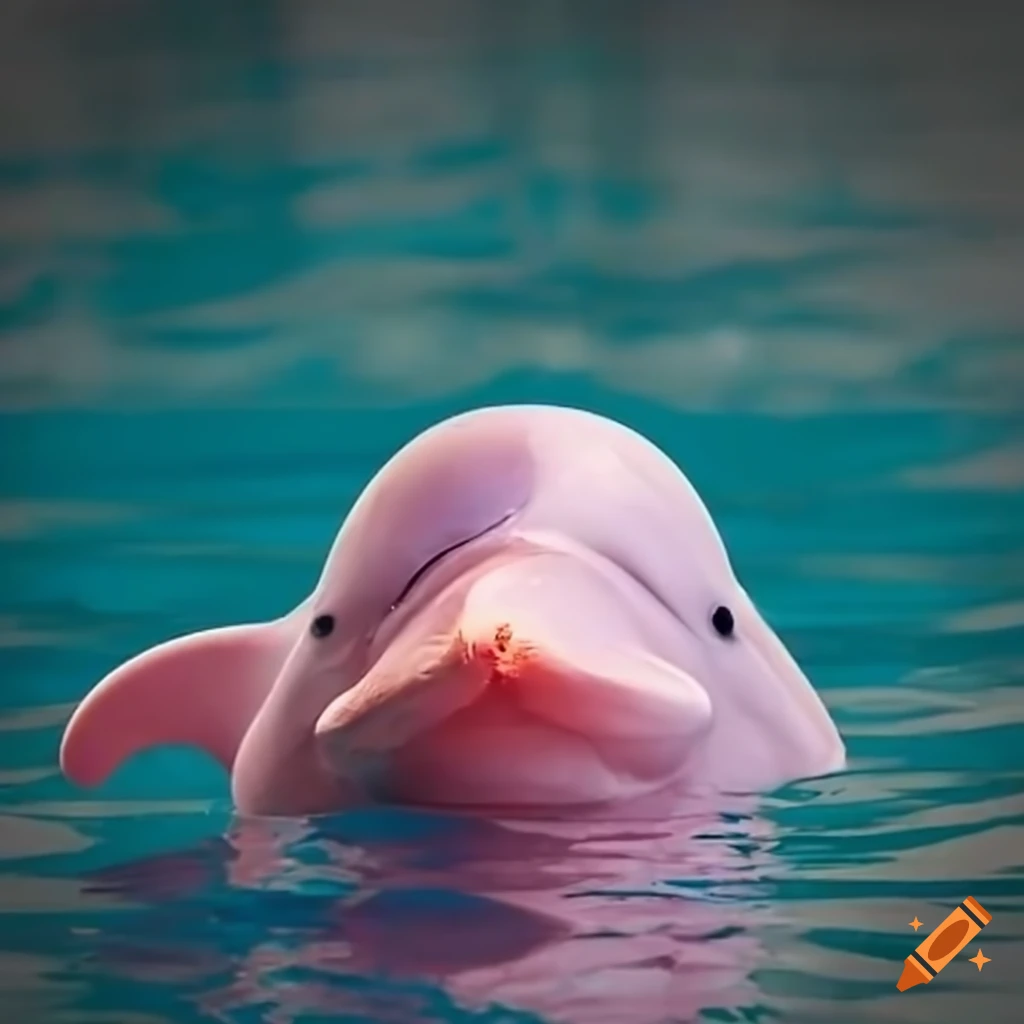 pink bottlenose dolphins
