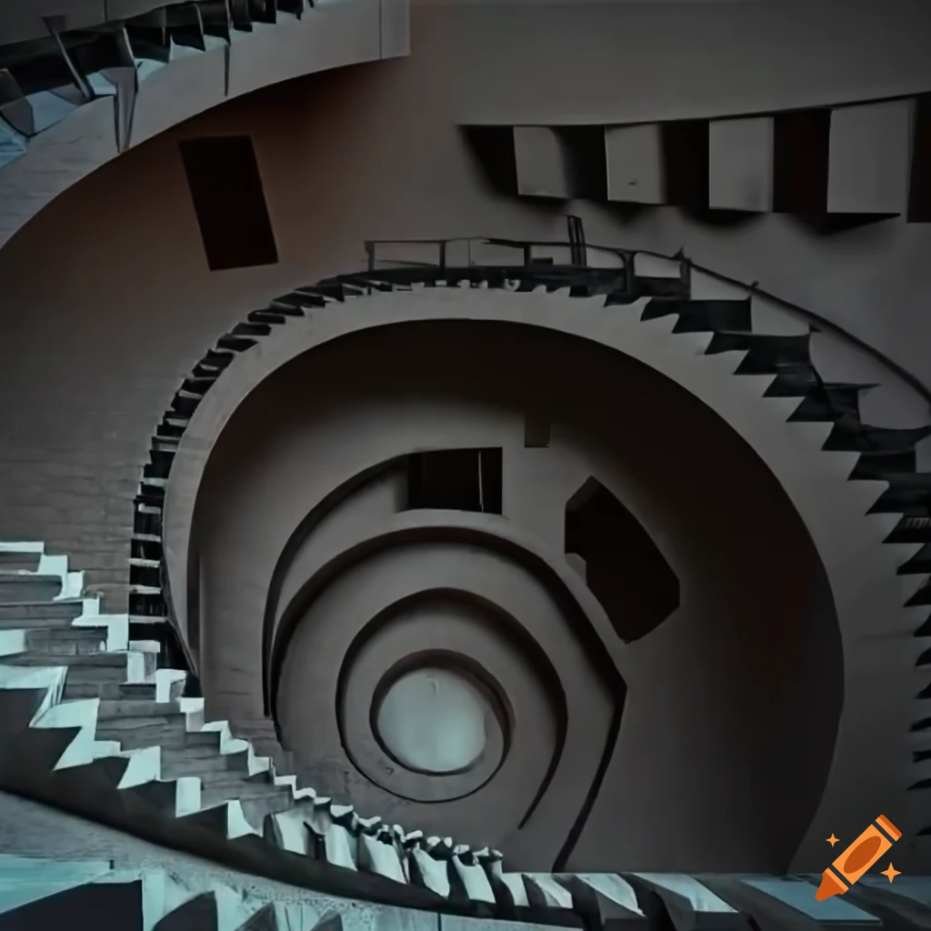 The Ups and Downs of an Impossible Staircase