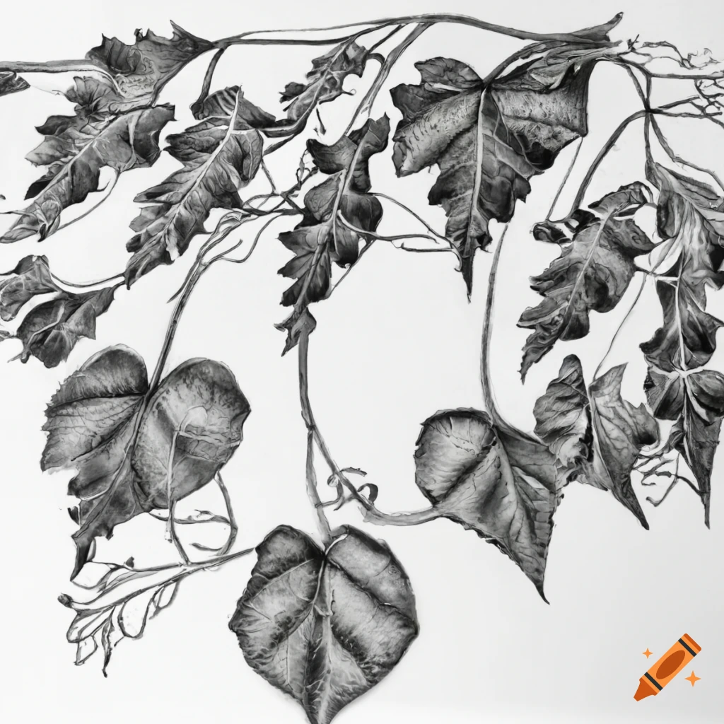 vine leaf illustration