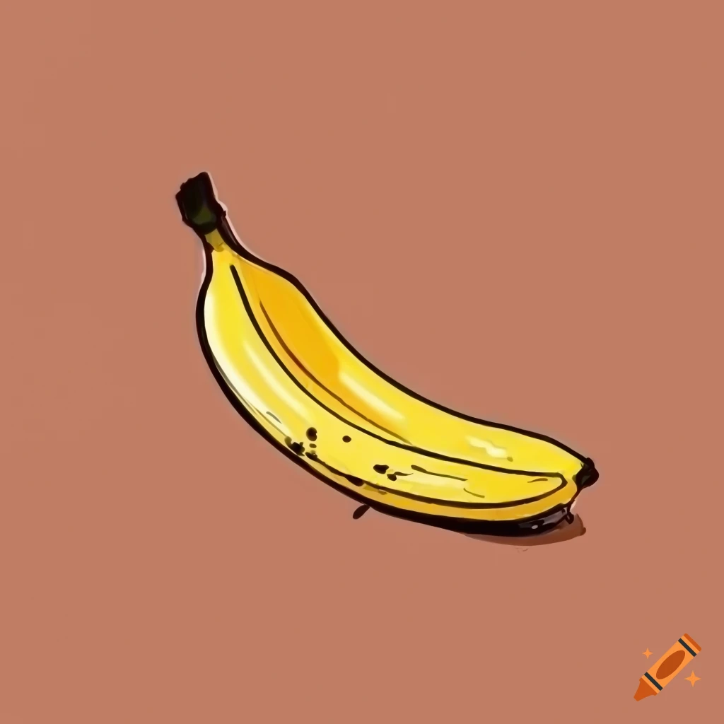 HOW TO DRAW A CUTE BANANA 
