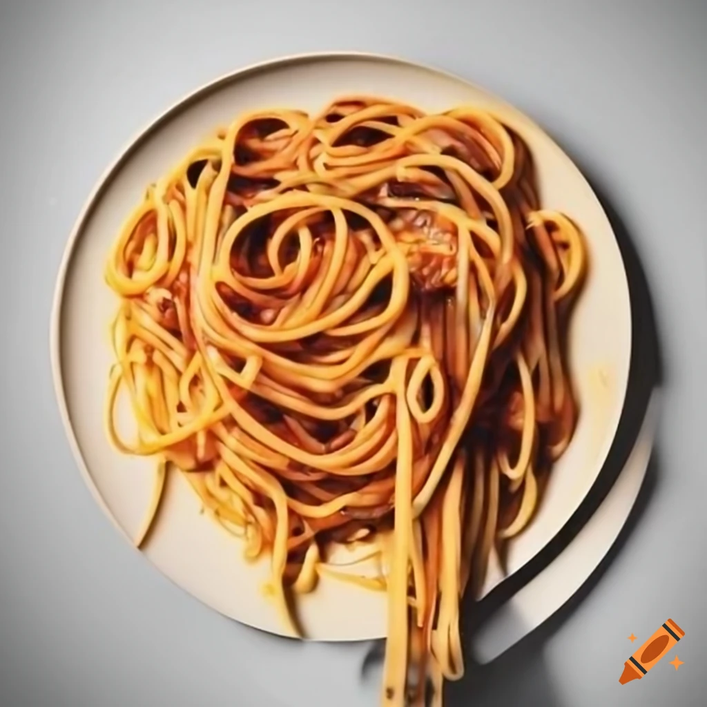 Messy spaghetti