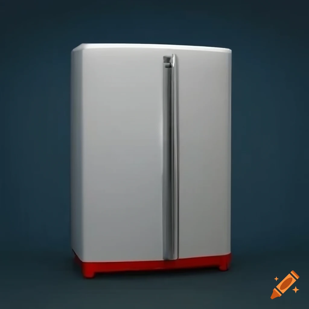 1970's-refrigerator color full-size hyper-realistic on Craiyon
