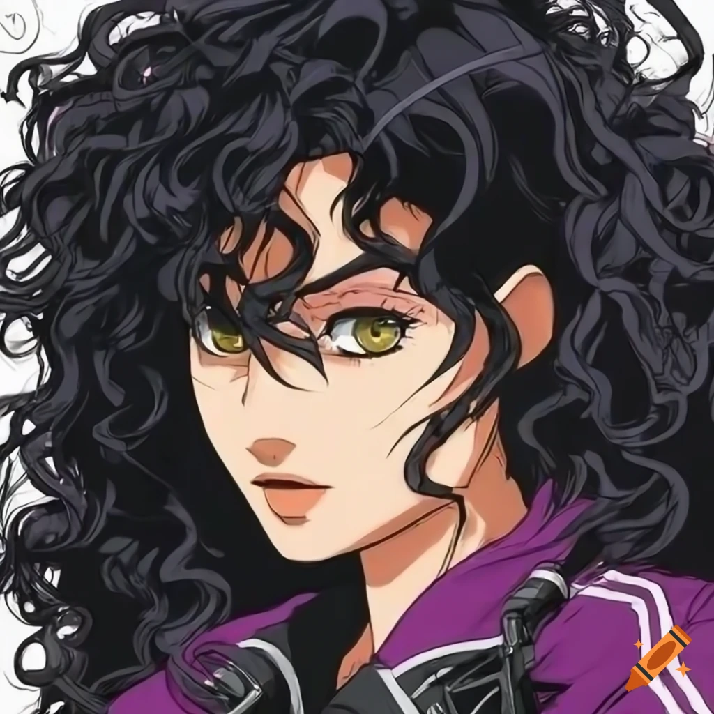 Soft Anime Style Hair(Black)