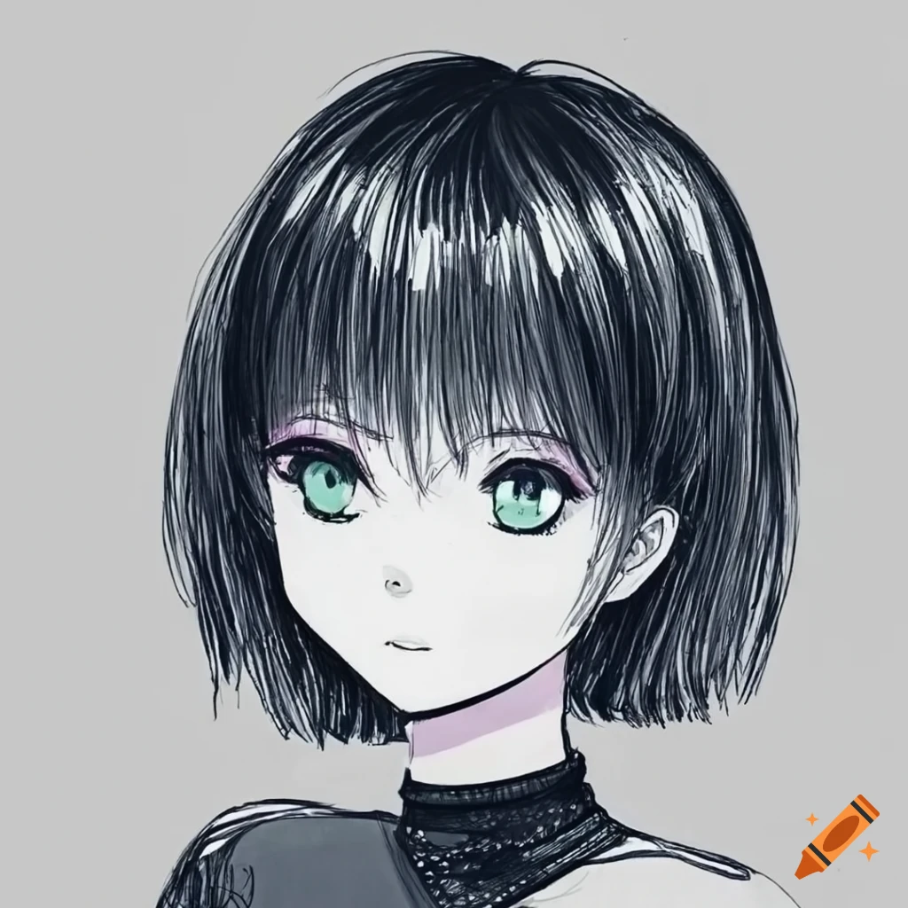 How To Draw SHORT HAIR FOR ANIME MANGA 