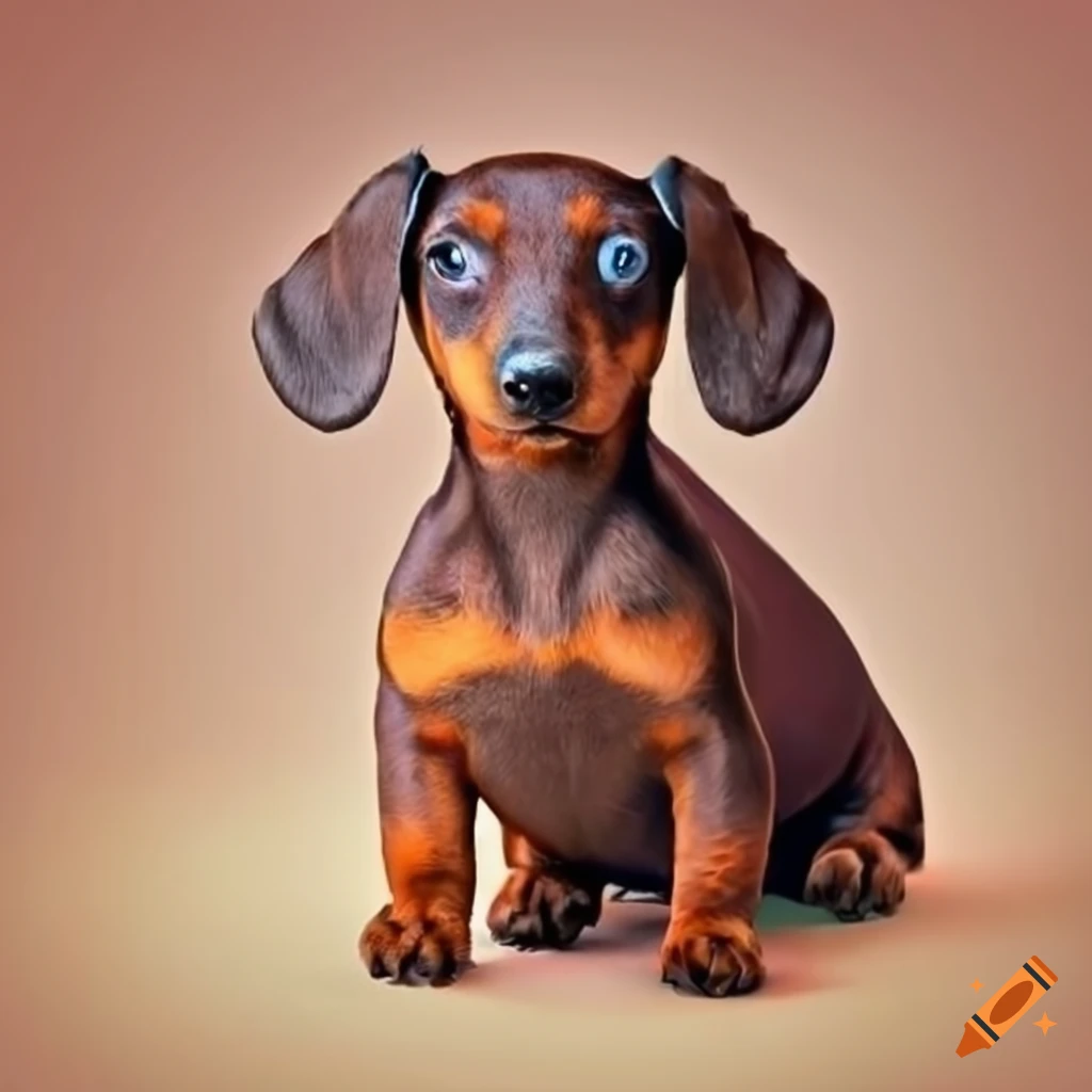 Sausage dog on Craiyon