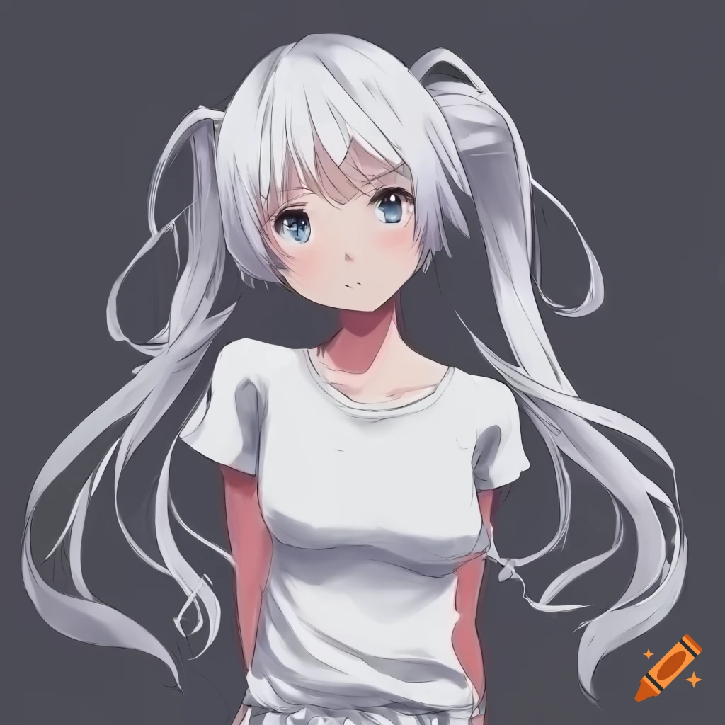 Anime ponytails