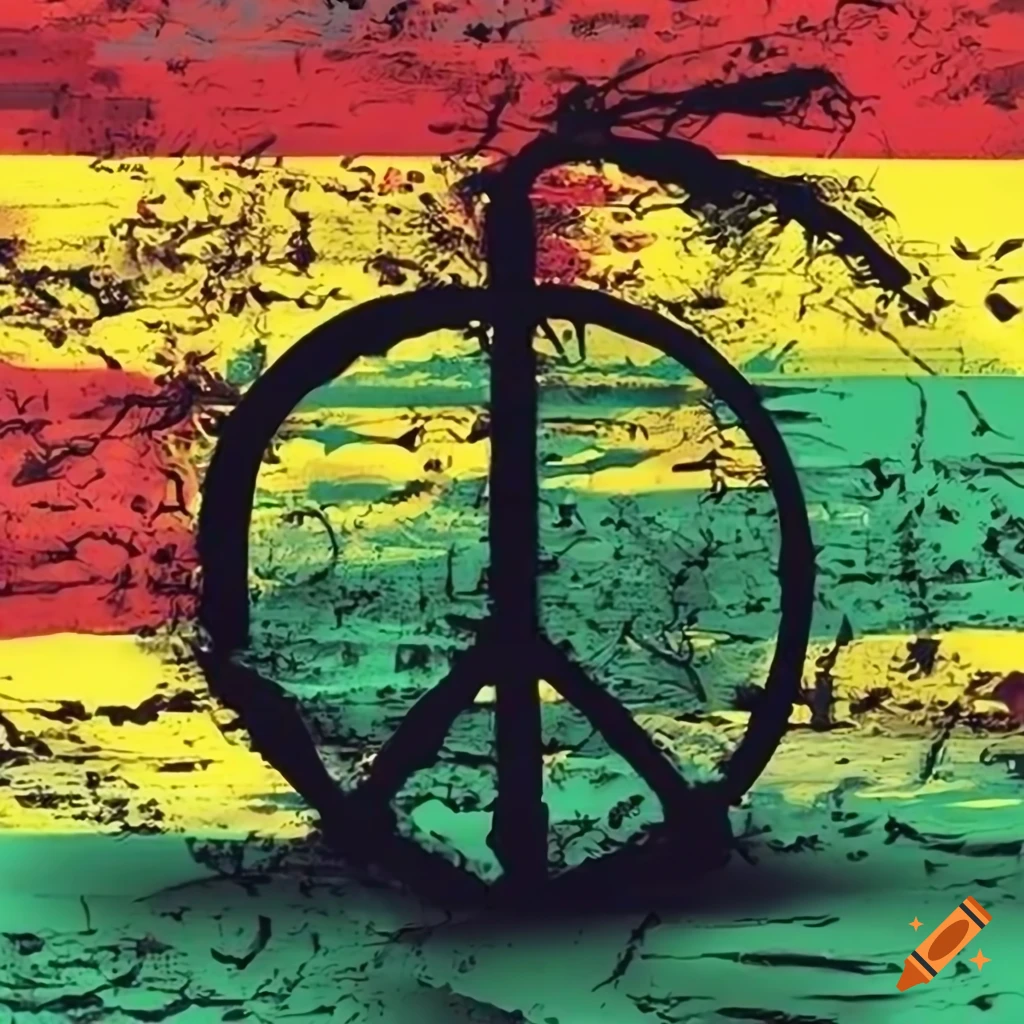 Download free Colorful Peace Symbol With Polka Dots Wallpaper -  MrWallpaper.com