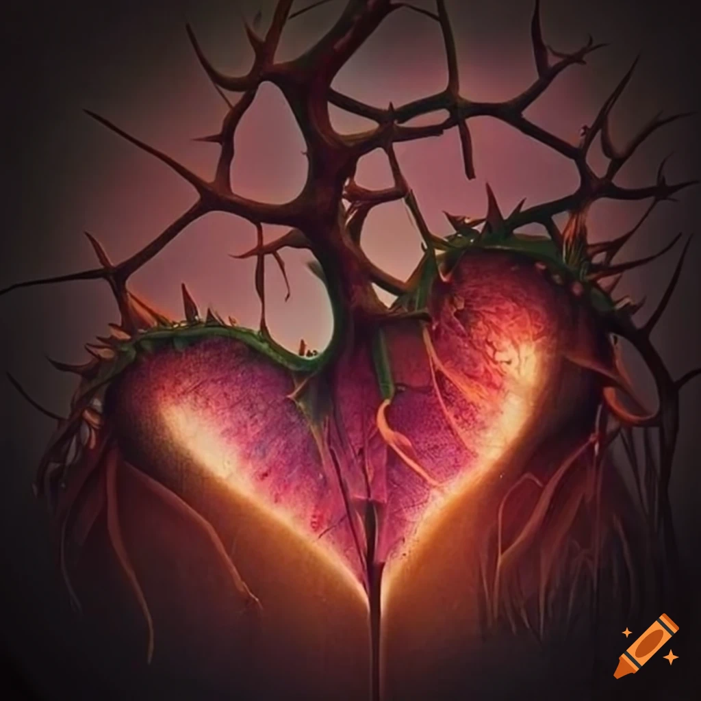 There are flowers inside my heart, they are growing thorns and it hurts