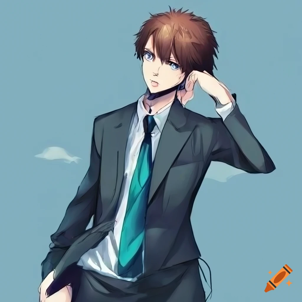 HD wallpaper: anime, technology, business, men, well-dressed, businessman |  Wallpaper Flare