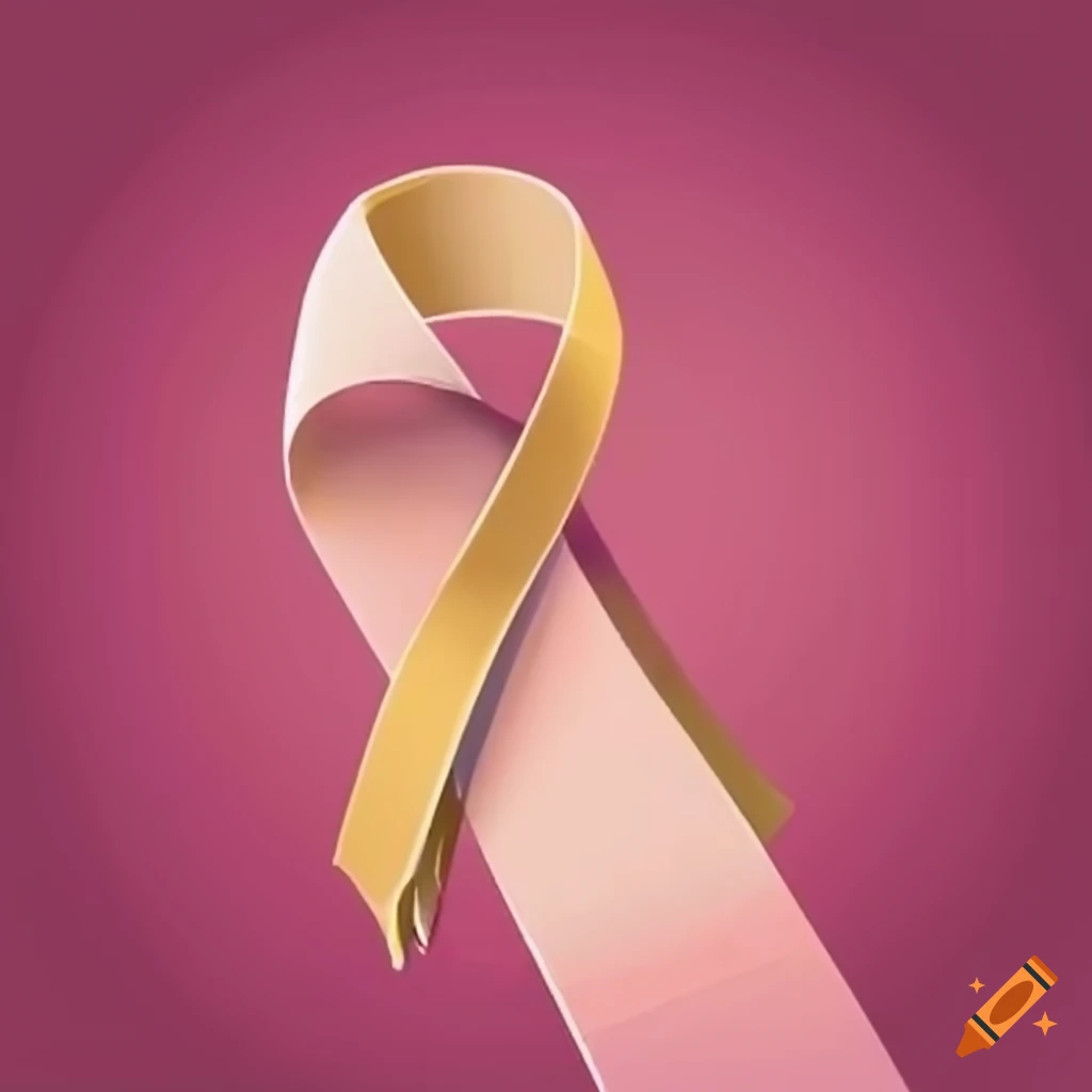 Pink ribbons for breast cancer awareness on Craiyon