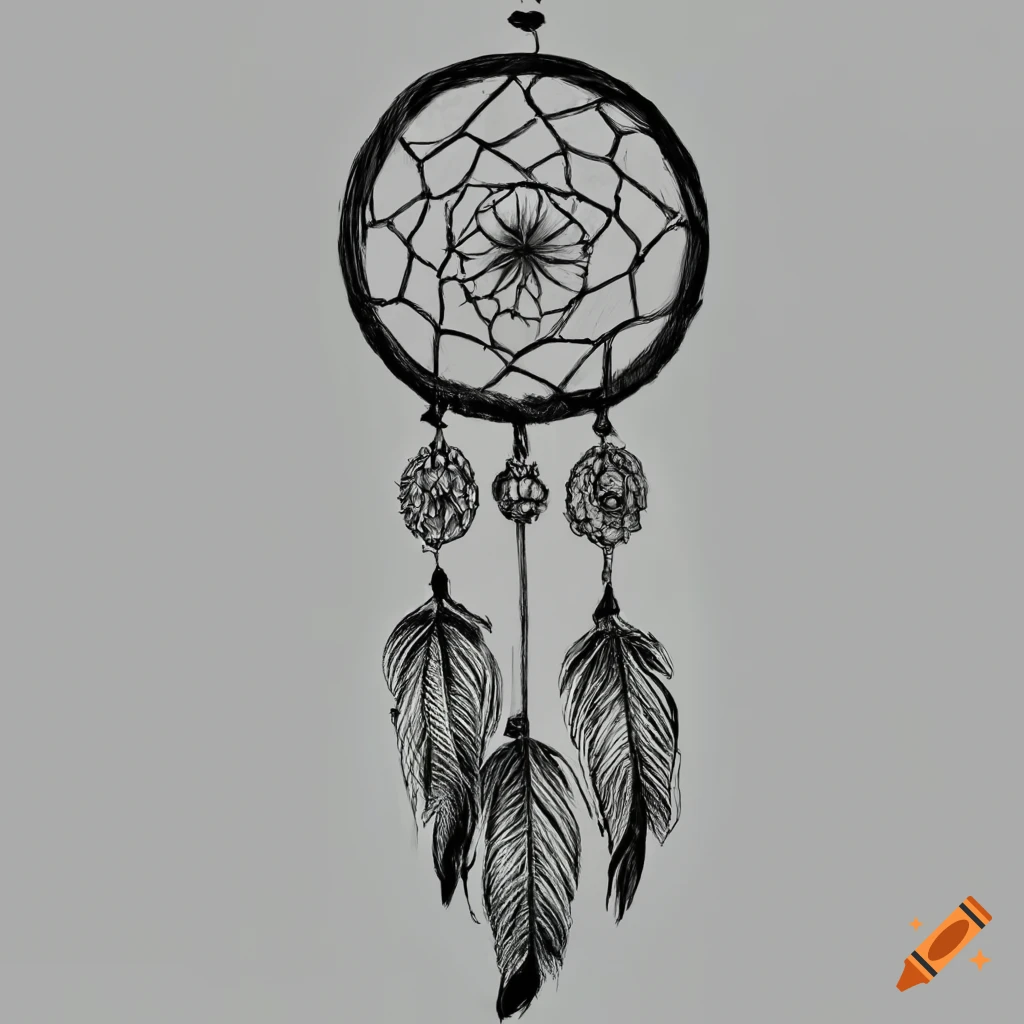 Drawing Dream Catcher Stock Illustrations, Cliparts and Royalty Free Drawing  Dream Catcher Vectors