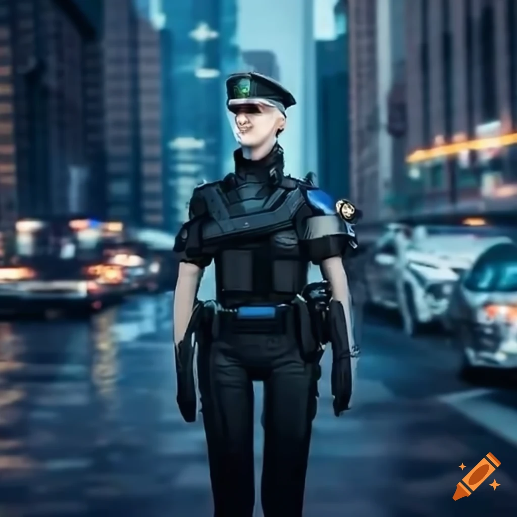 futuristic police uniform