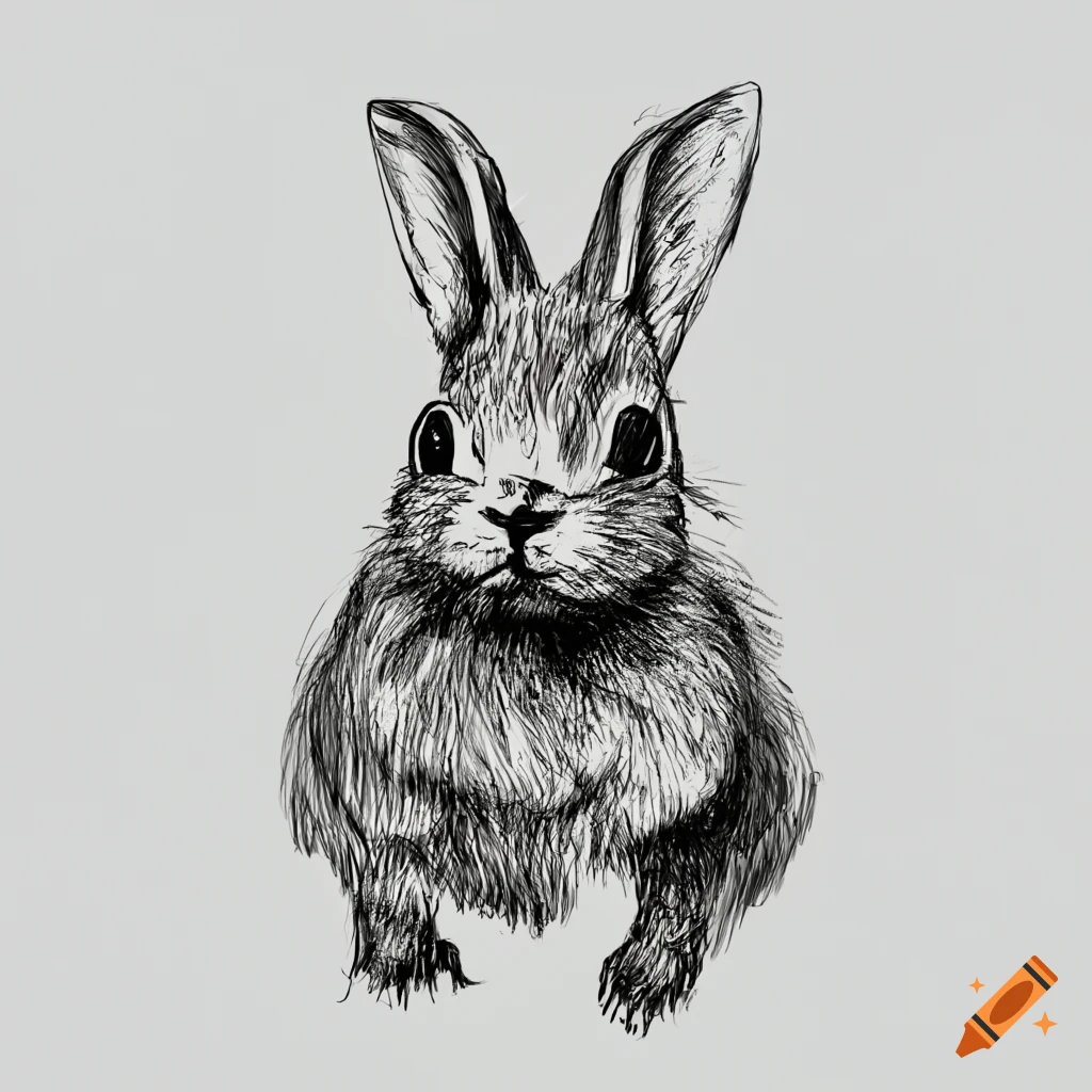 Sketced Rabbit Sketch rabbit