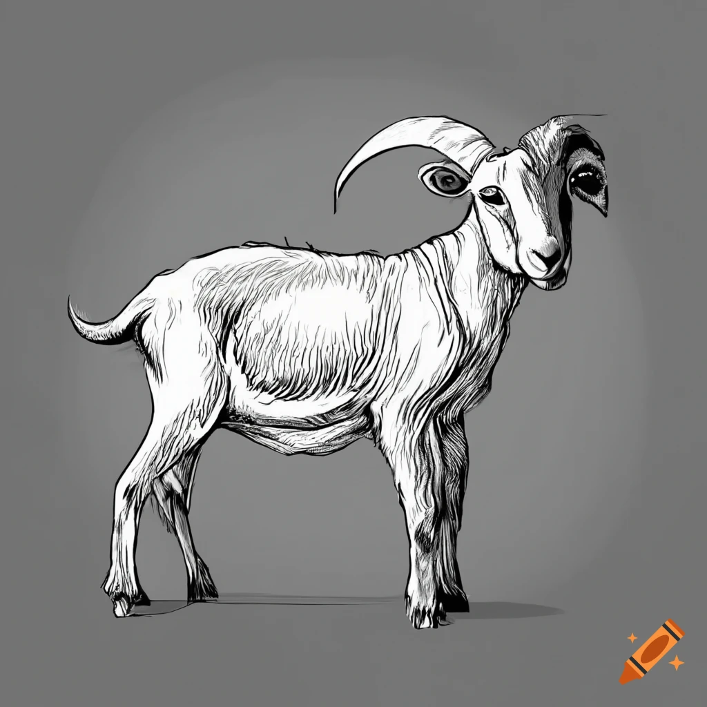 A Mountain Goat coloring page - Download, Print or Color Online for Free