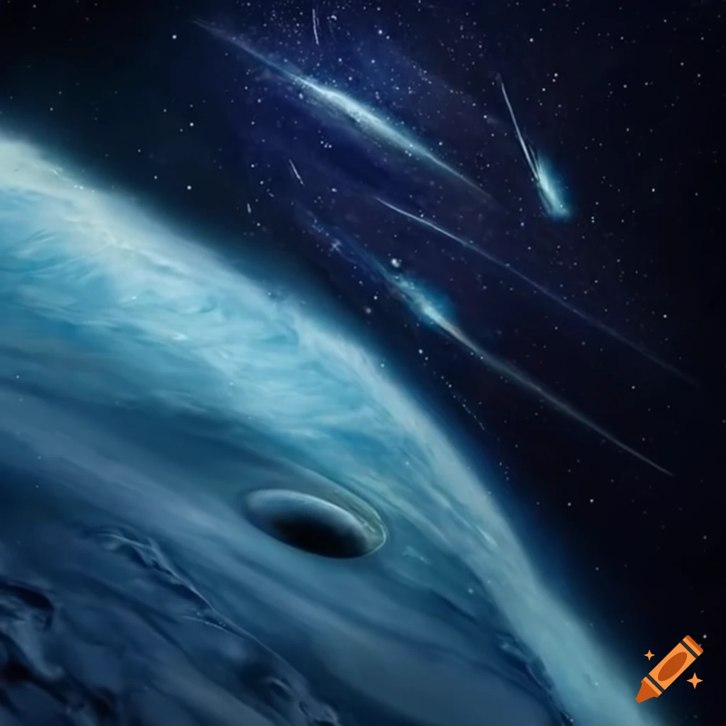 Realistic Meteor Drawing