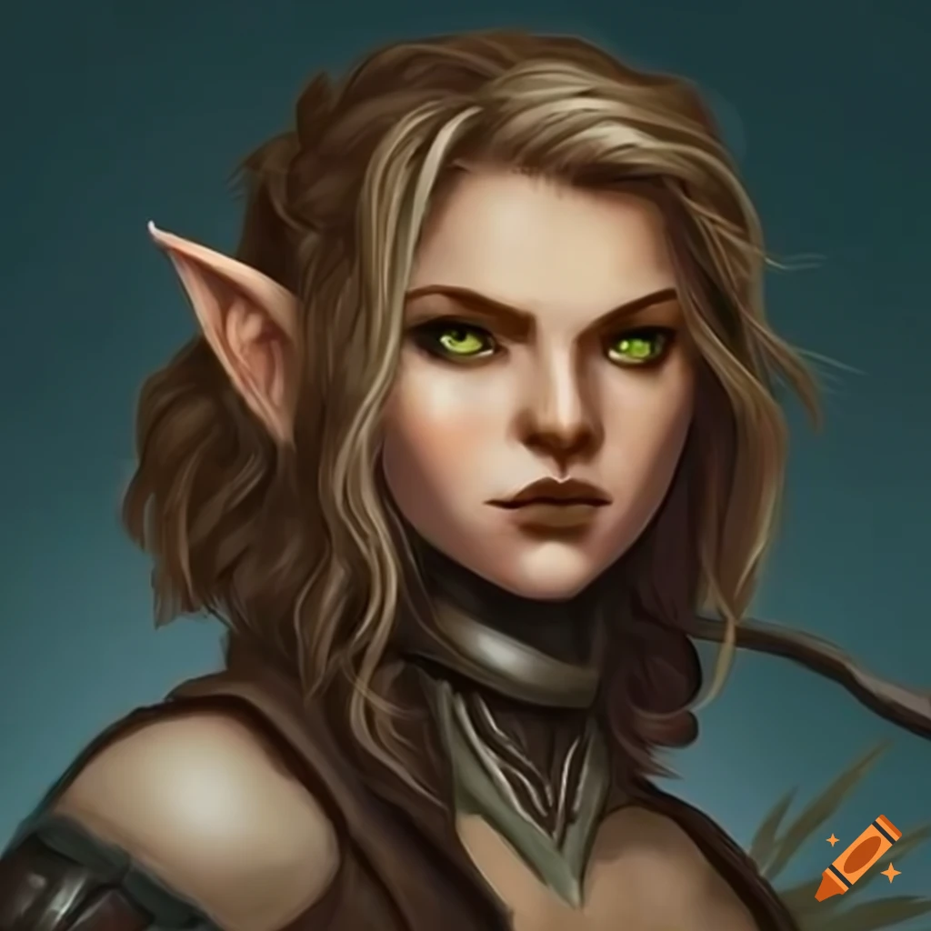 Female elf half ranger