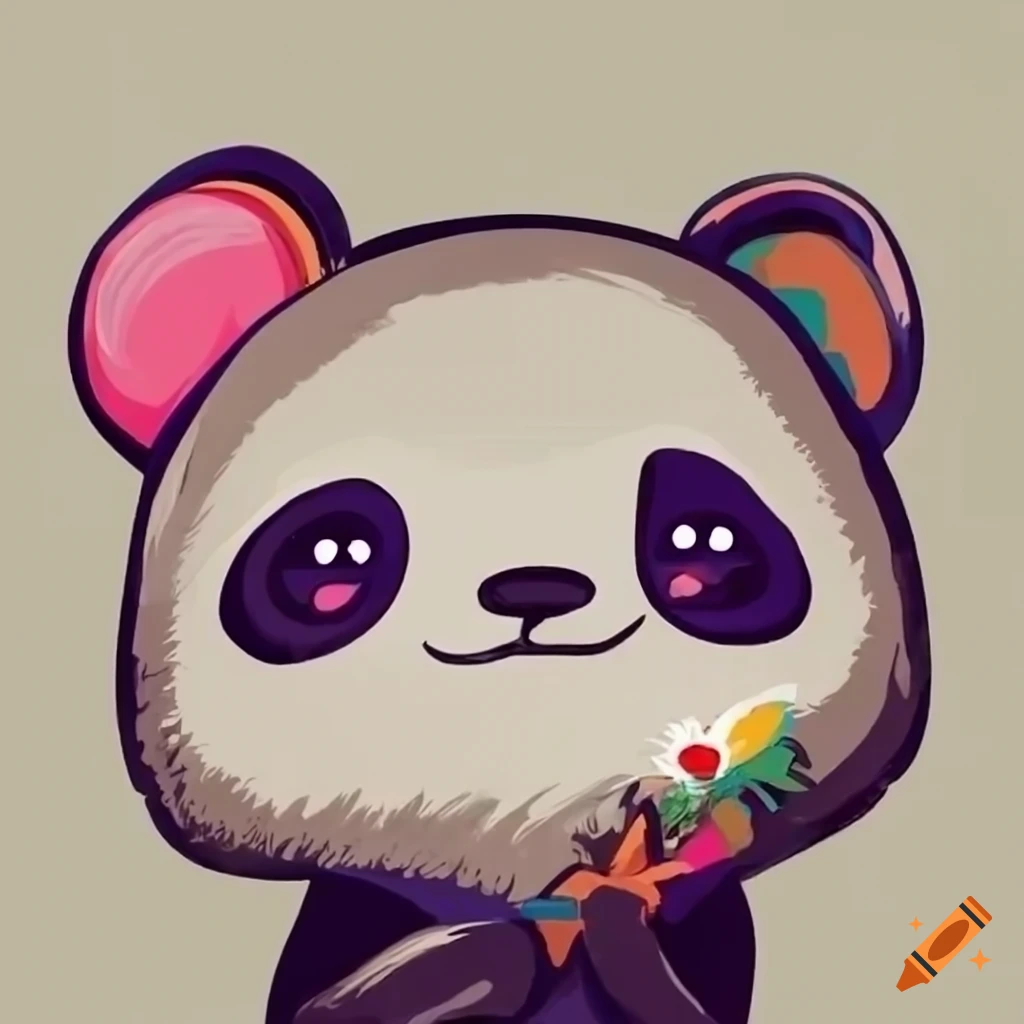 Cute Save = follow me | Cute panda wallpaper, Panda artwork, Cute panda