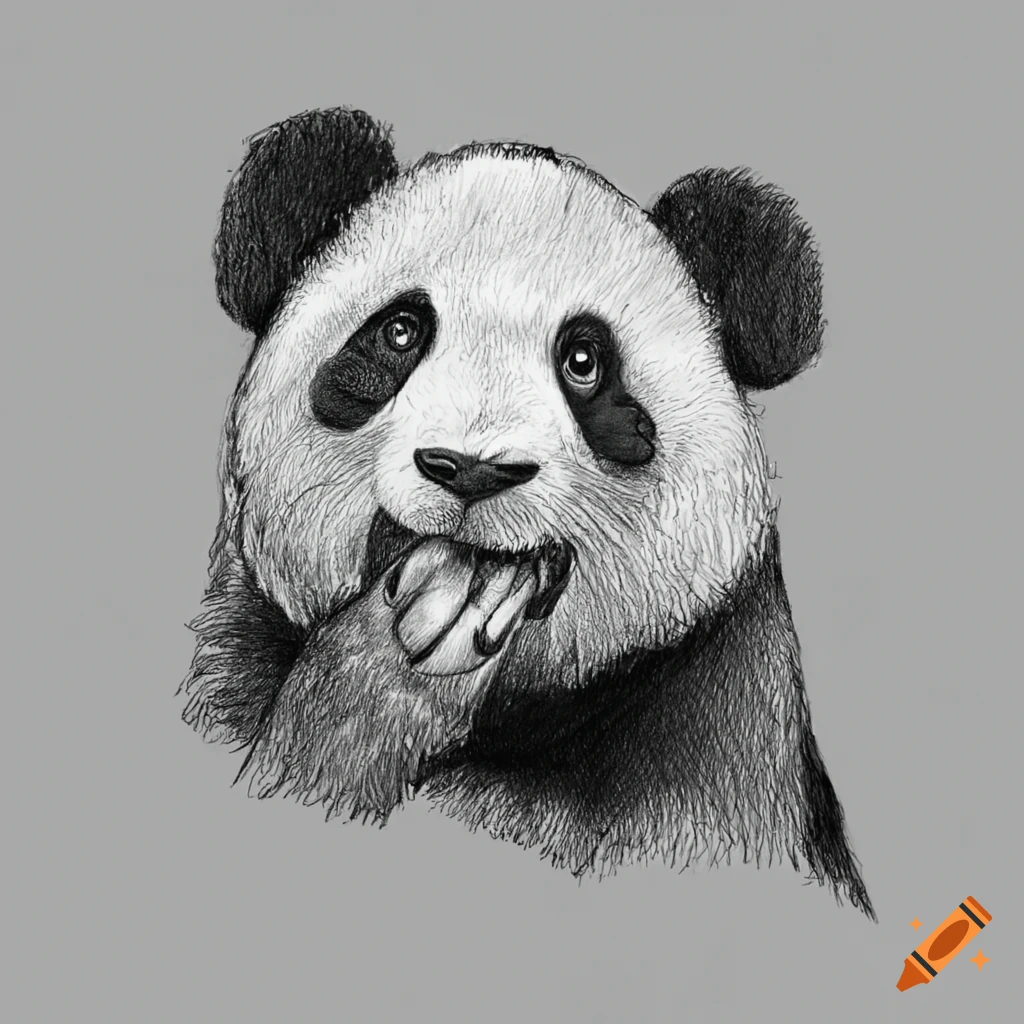 Panda Drawing - How To Draw A Panda Step By Step-saigonsouth.com.vn