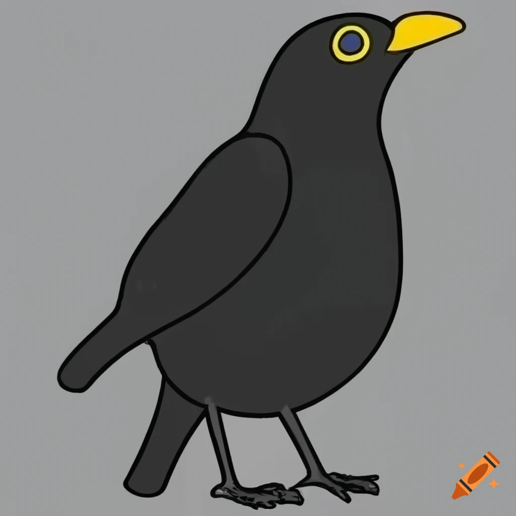 How To Draw A Crow | Easy Crow Drawing For Kids | Creative Drawing Ideas -  YouTube