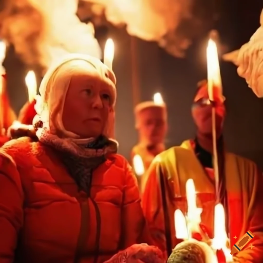 Residents of ulyanovsk celebrate russia day