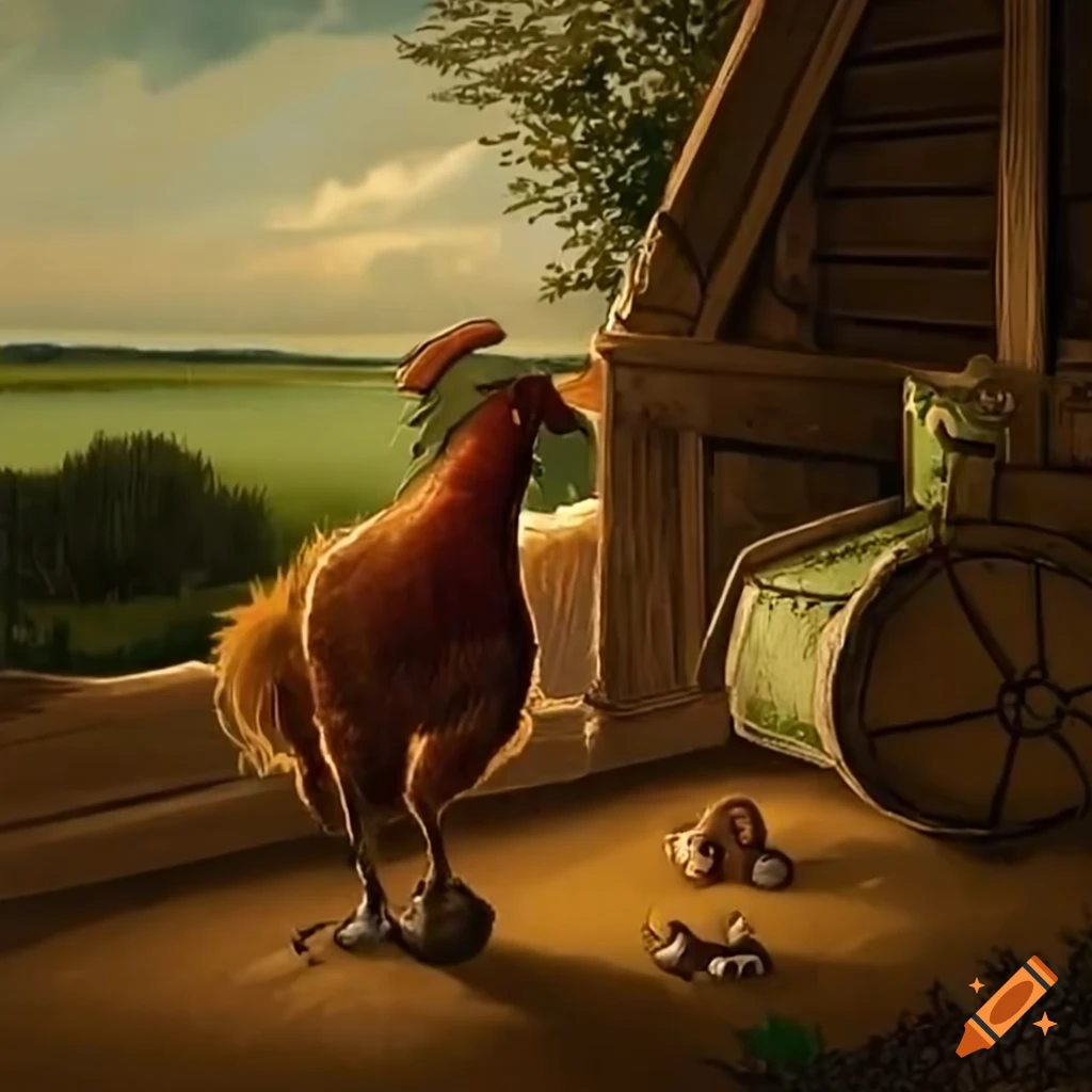 rooster wake up animation