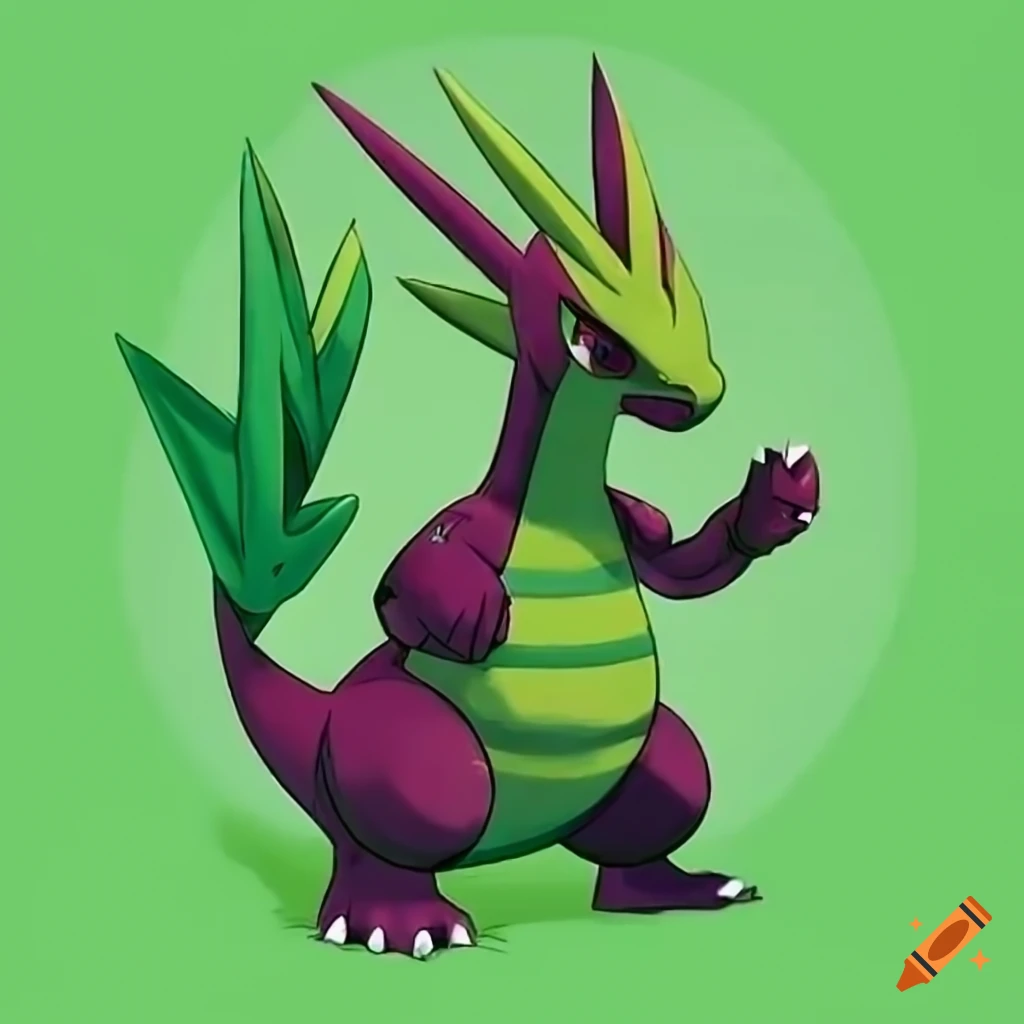 Grass Dragon Pokemon