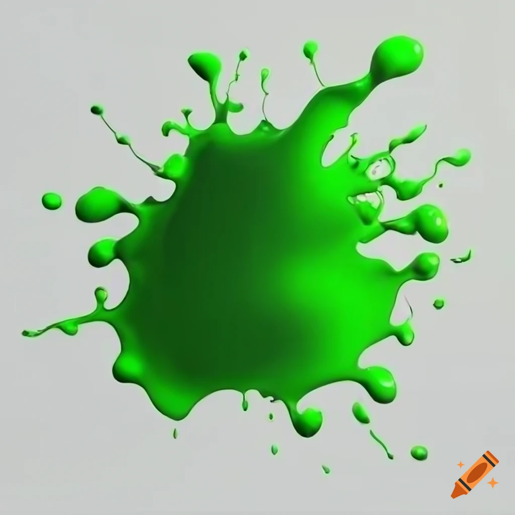 Slime splashes. Realistic green slime. Graphic concept for your