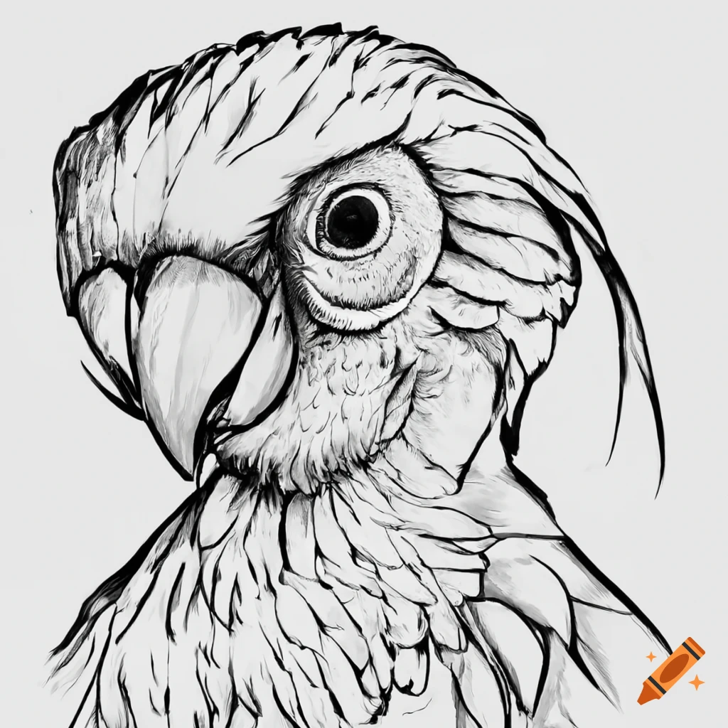 How to Draw a Parrot - YouTube
