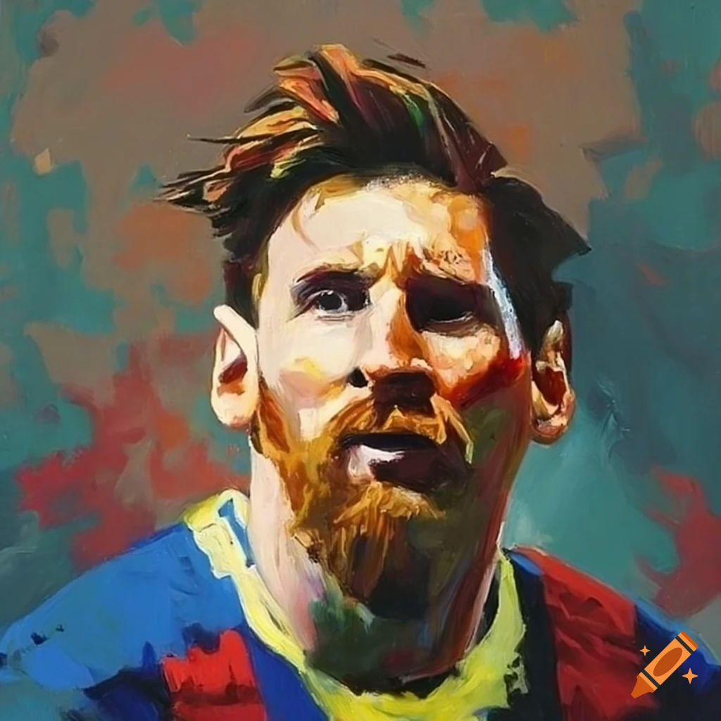 Michael peter ancher messi painting