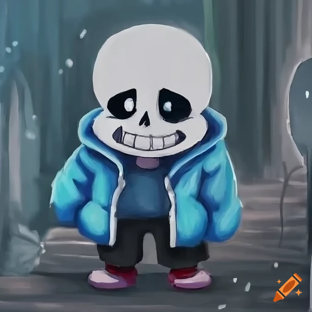 Sans from undertale in the city of tears from hollow knight
