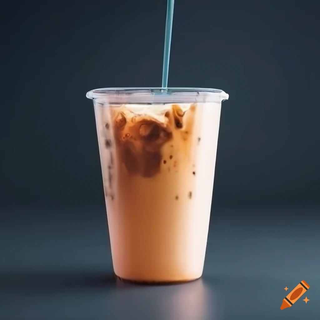Iced Coffee Plastic Cup Photos and Images & Pictures