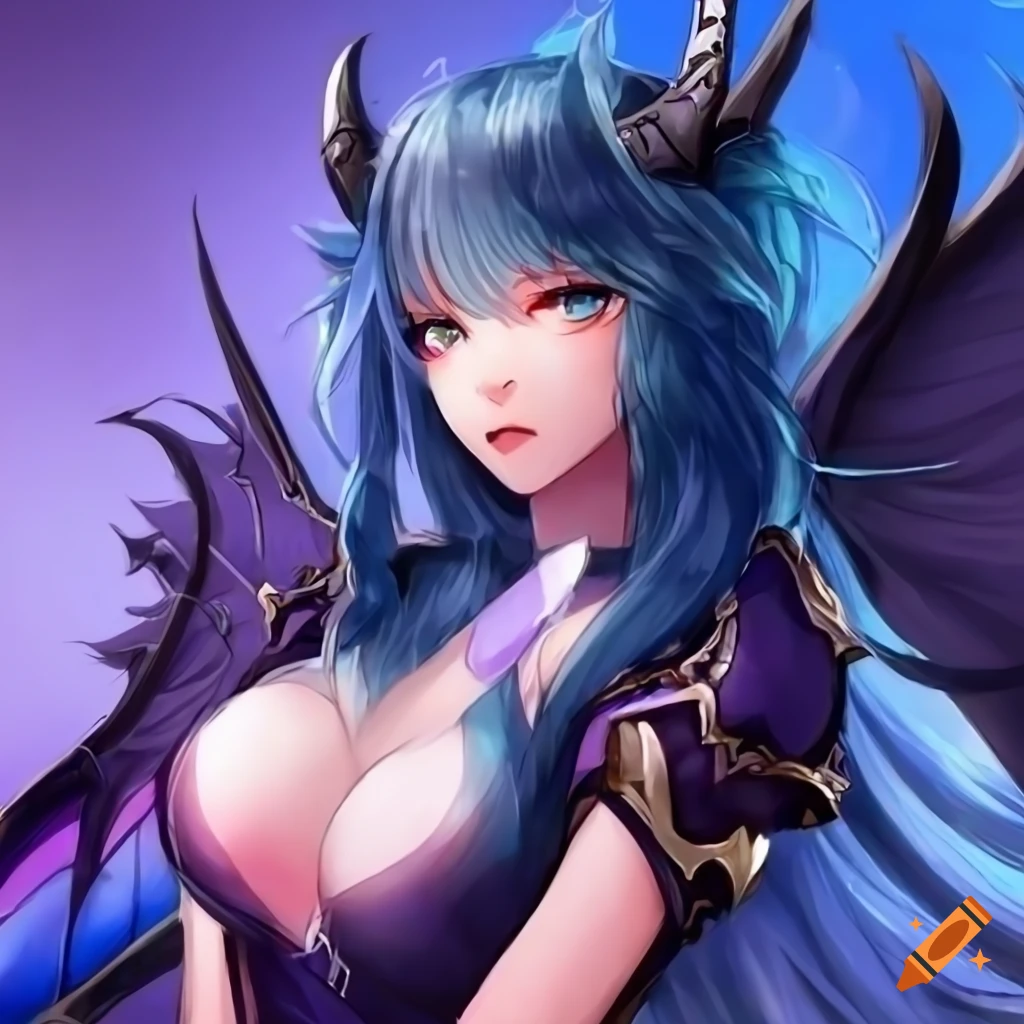 ArtStation - Anime Armor and Dragon Wings