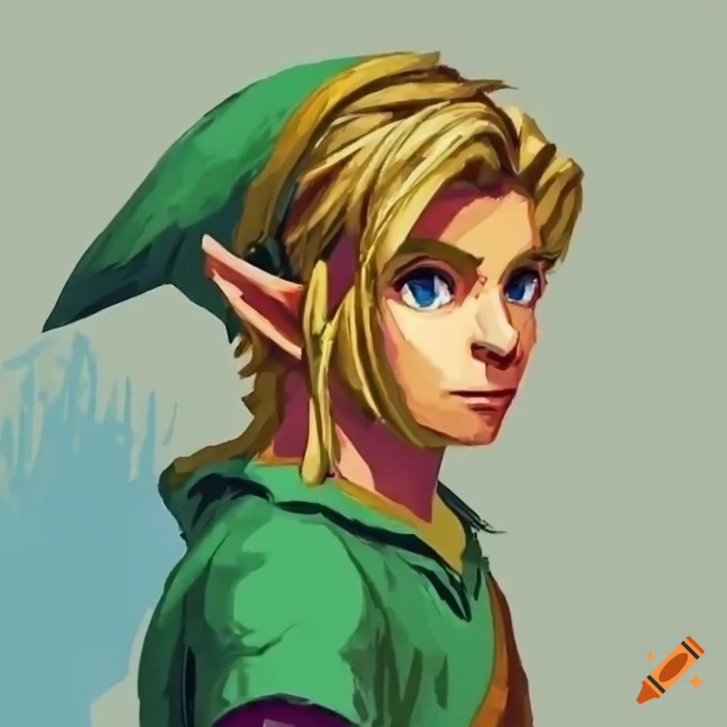 The legend of zelda ocarina of time, high quality, link wearing