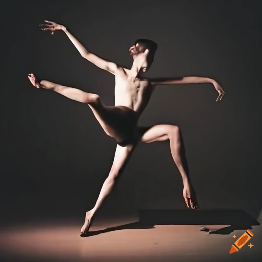 Male Ballet Dancer Jumping In Passé Art Print by Nisian Hughes - Photos.com