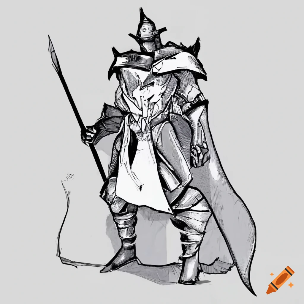 Wizard king mordekaiser in manga style on Craiyon