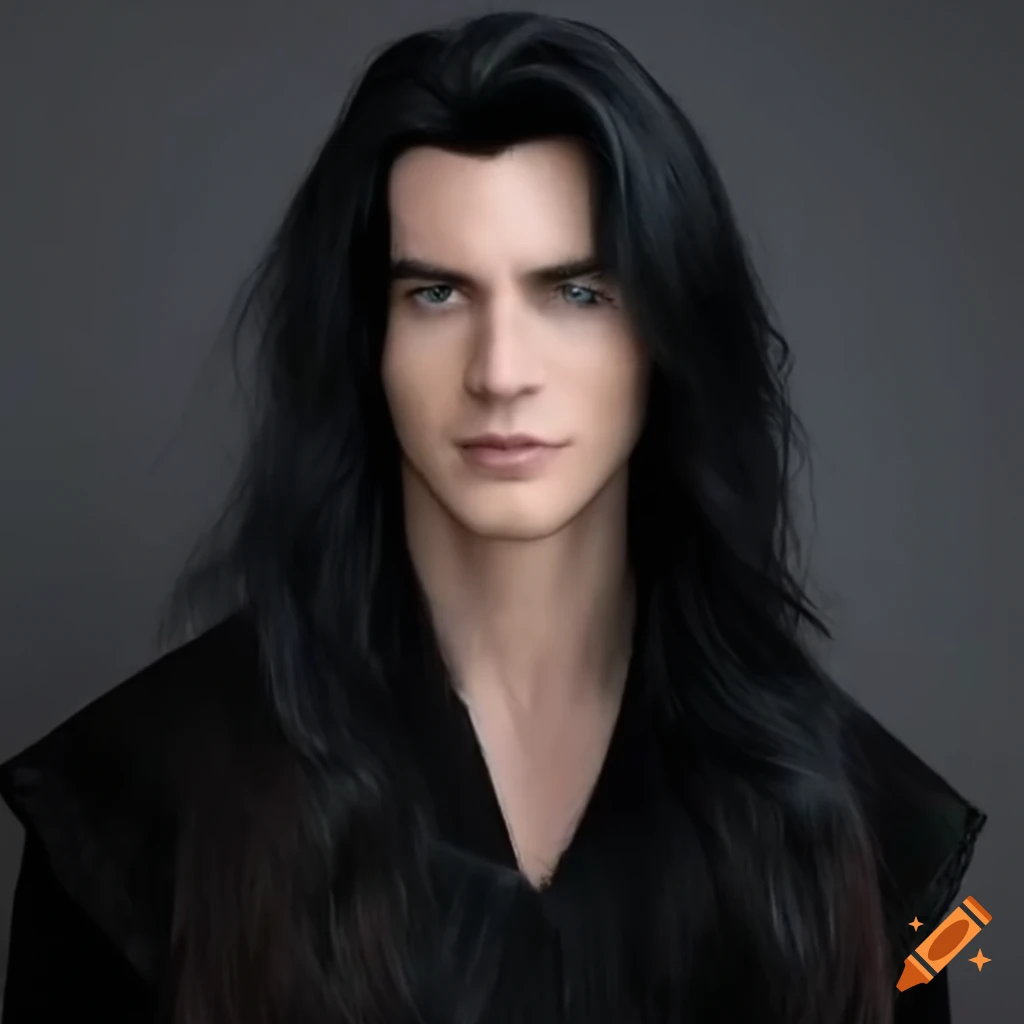 Cody Fern as a heroic elf in the Silmarillion, long black hair