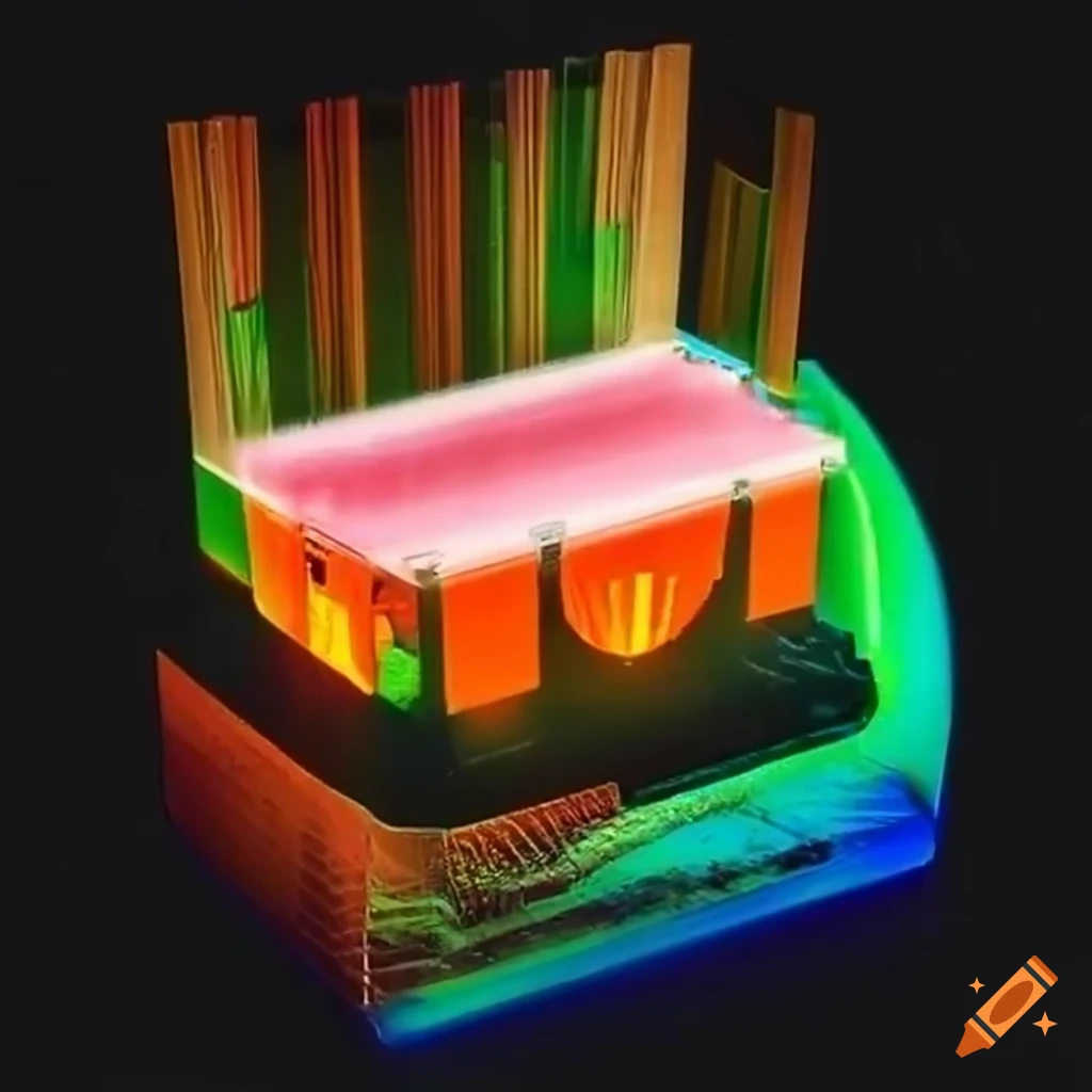Vacuum display vfd blocky