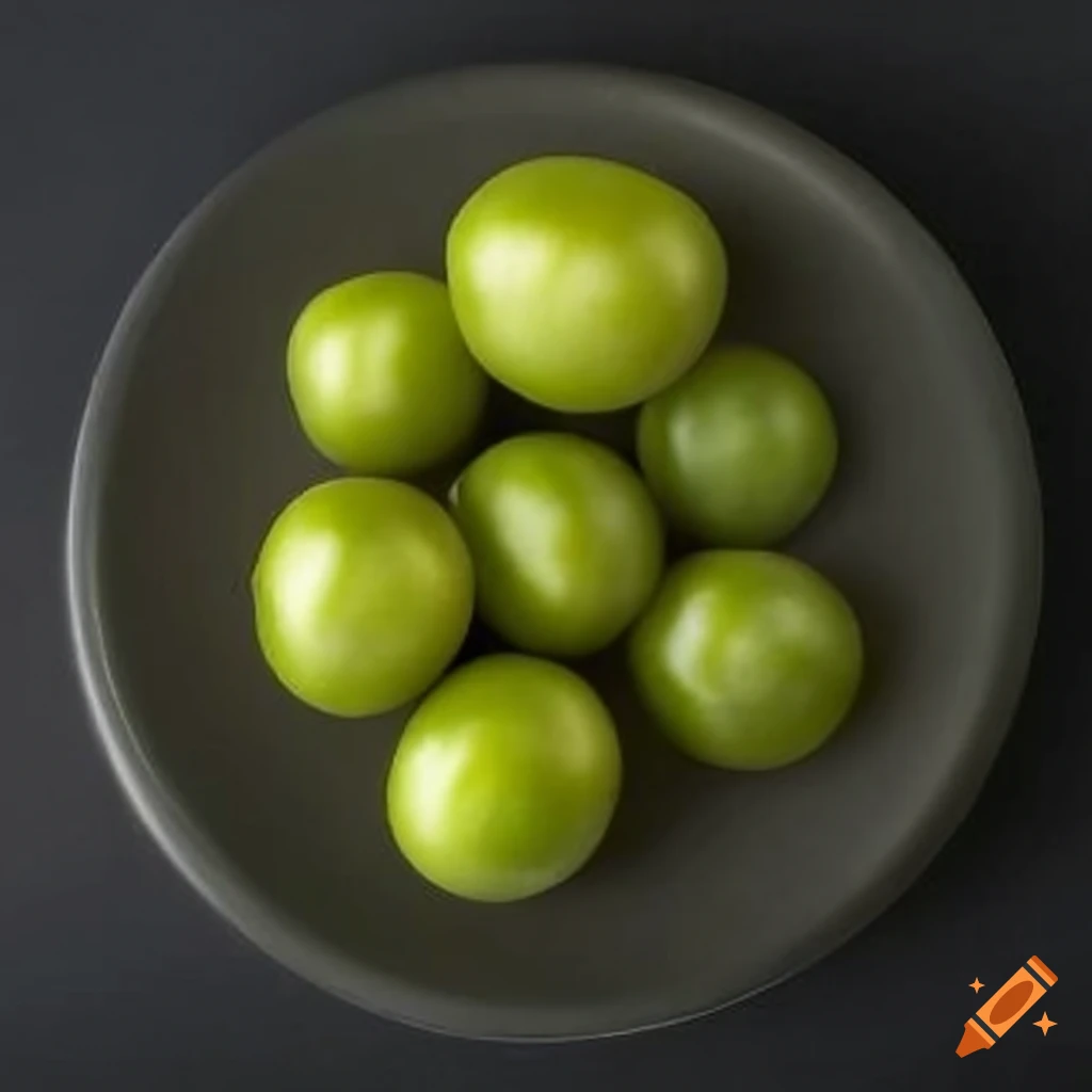 9 realistic green tomatoes