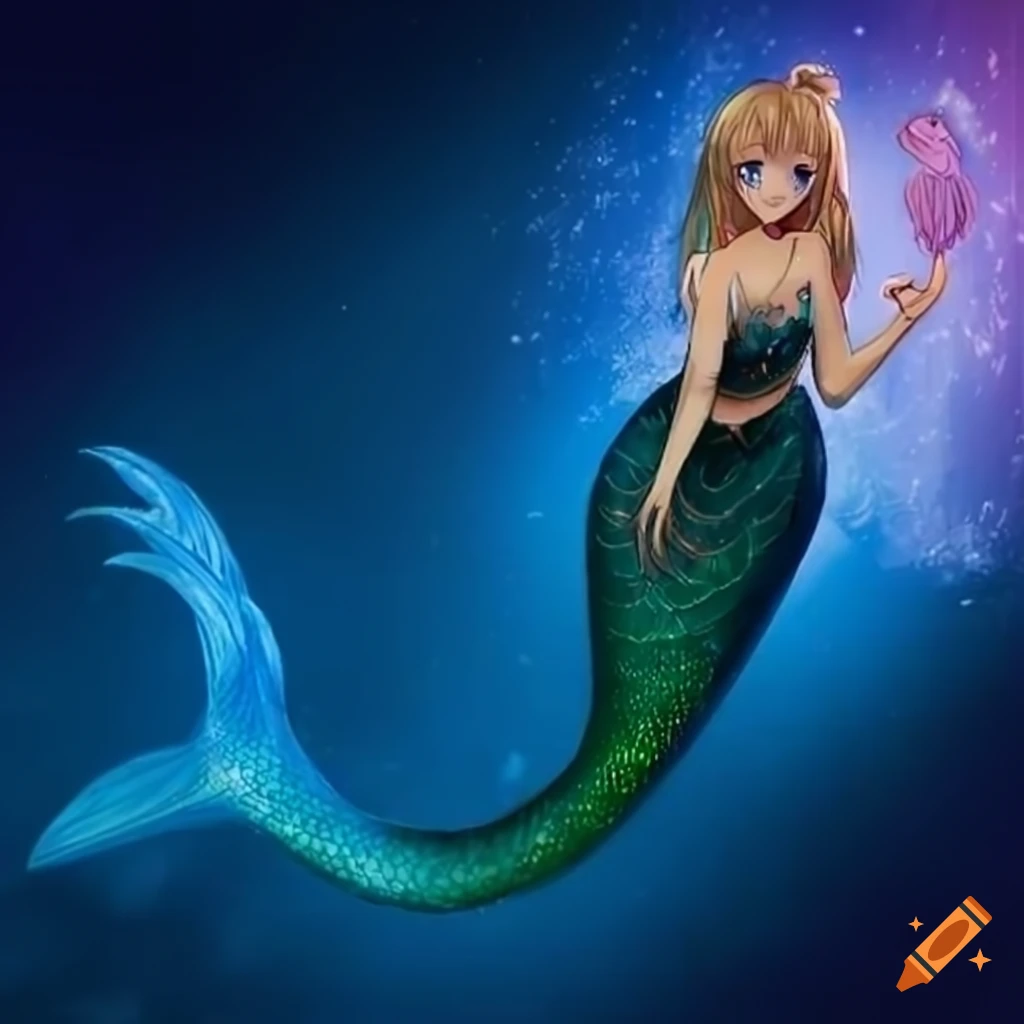 Angkor wat mermaid anime | OpenArt-demhanvico.com.vn