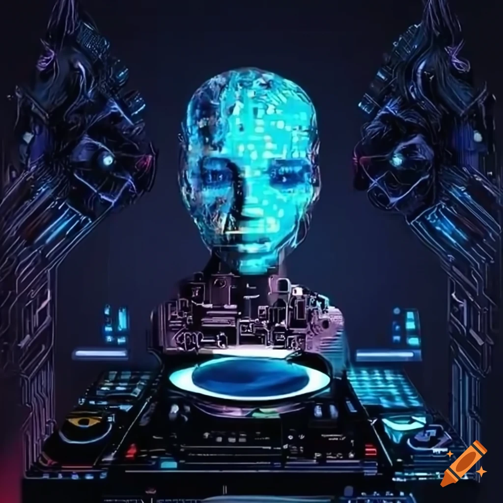 Artificial intelligence doing a dj set