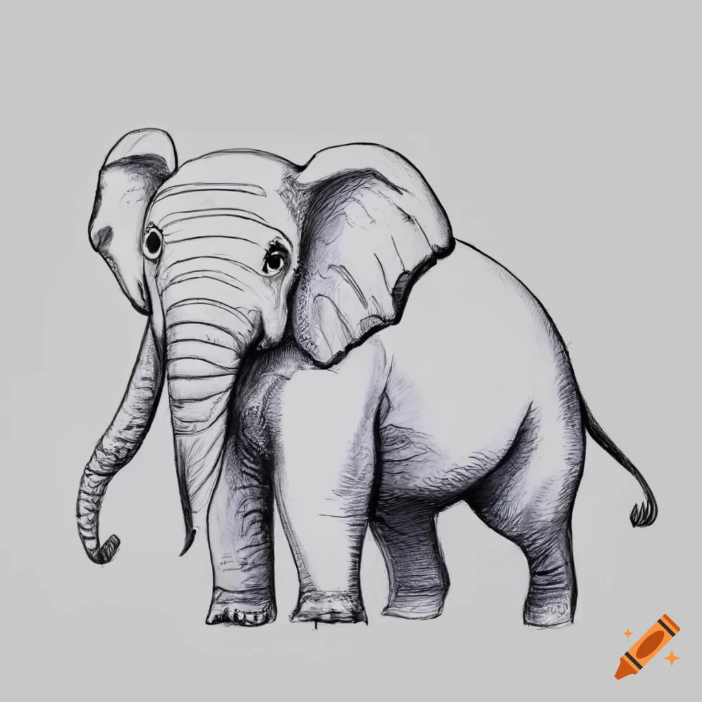 Elephant drawing hi-res stock photography and images - Alamy-saigonsouth.com.vn