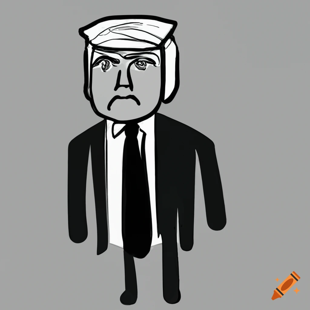 donald-trump-character-black-and-white-very-simple-line-drawing