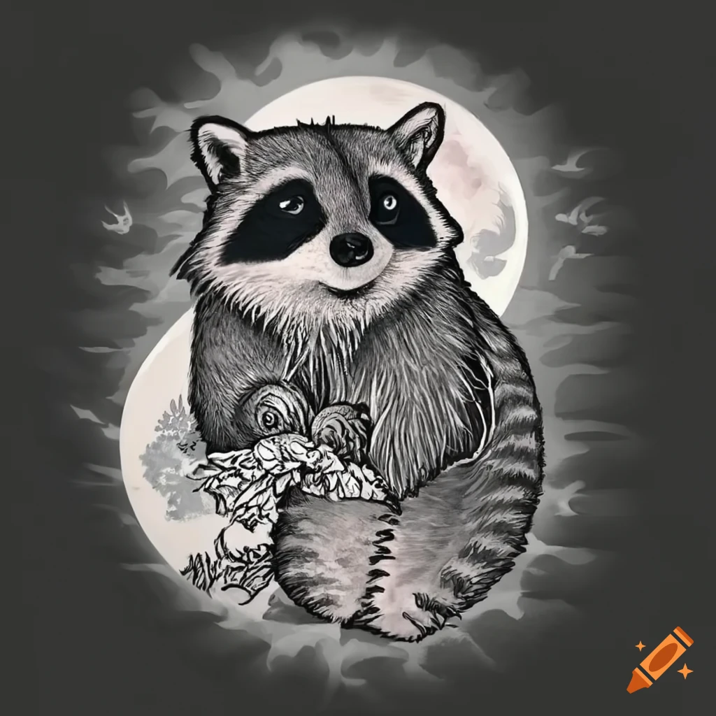 Chibi Raccoon Art | Facebook