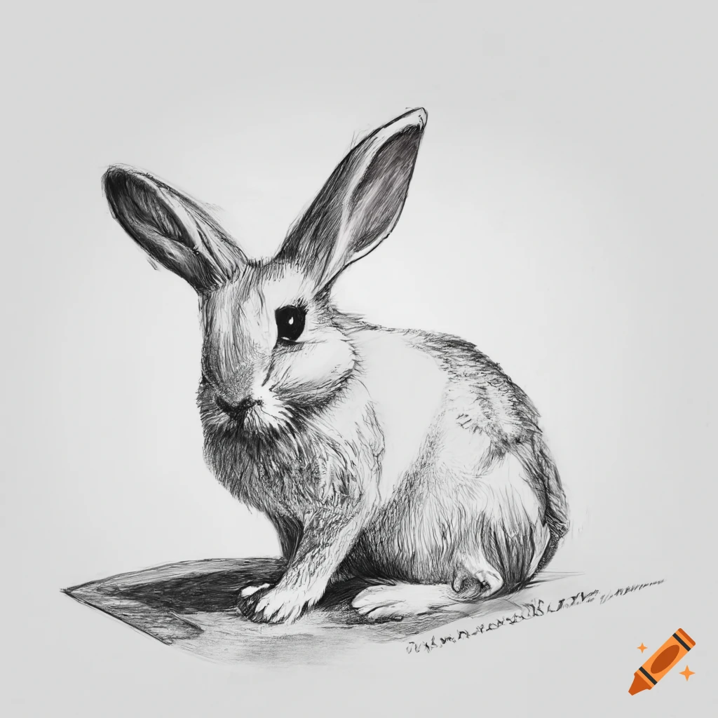 How to Draw a Rabbit | Pencil Drawing for Beginners - YouTube