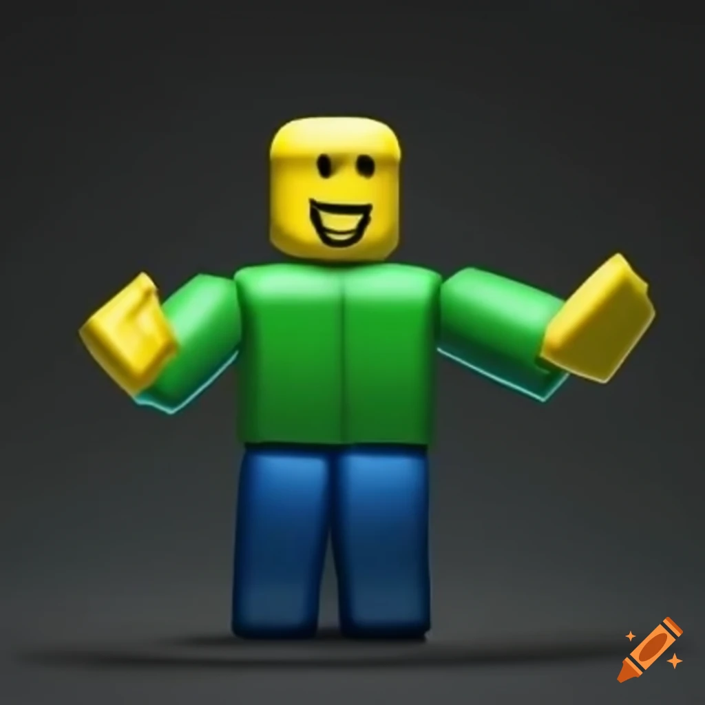 AI Art: roblox noob by @Mailing