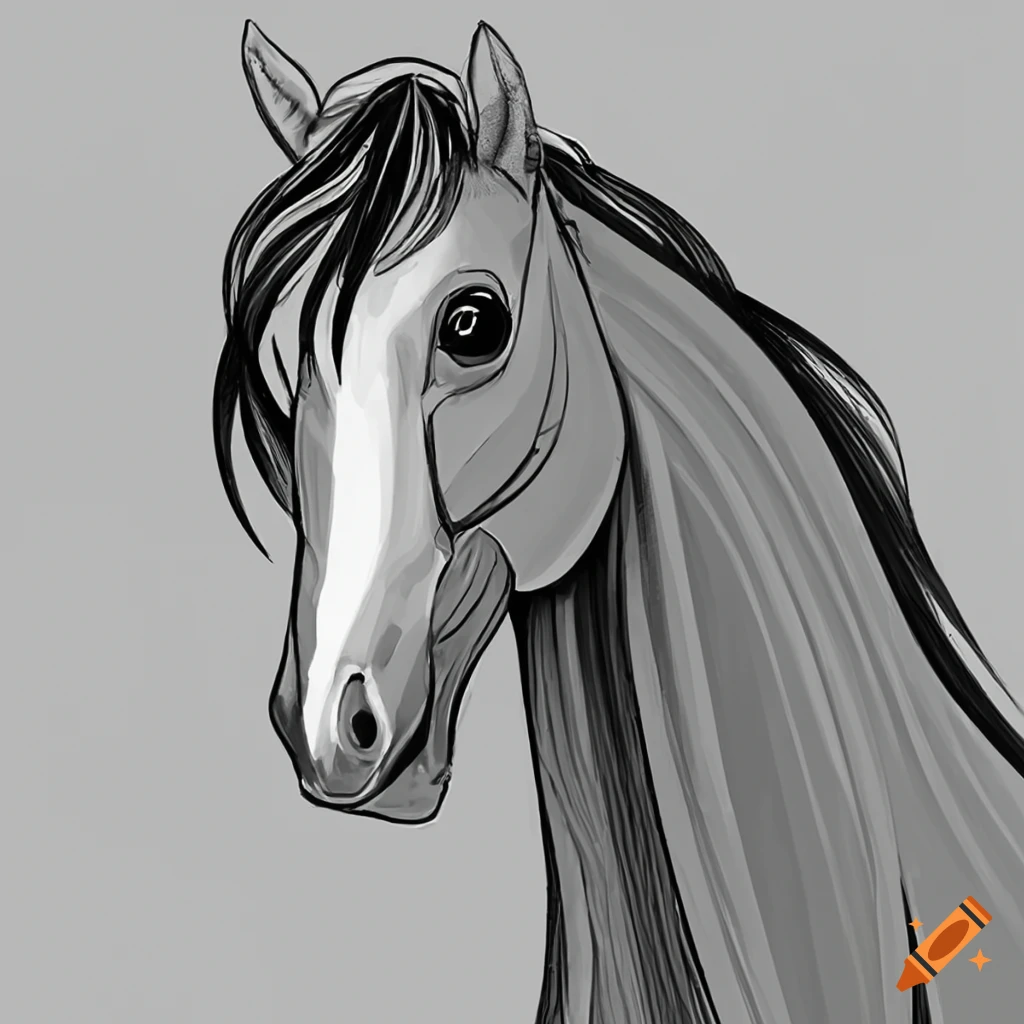 How to sketch a HORSE without any guidelines! Step by step tutorial -  YouTube-suu.vn
