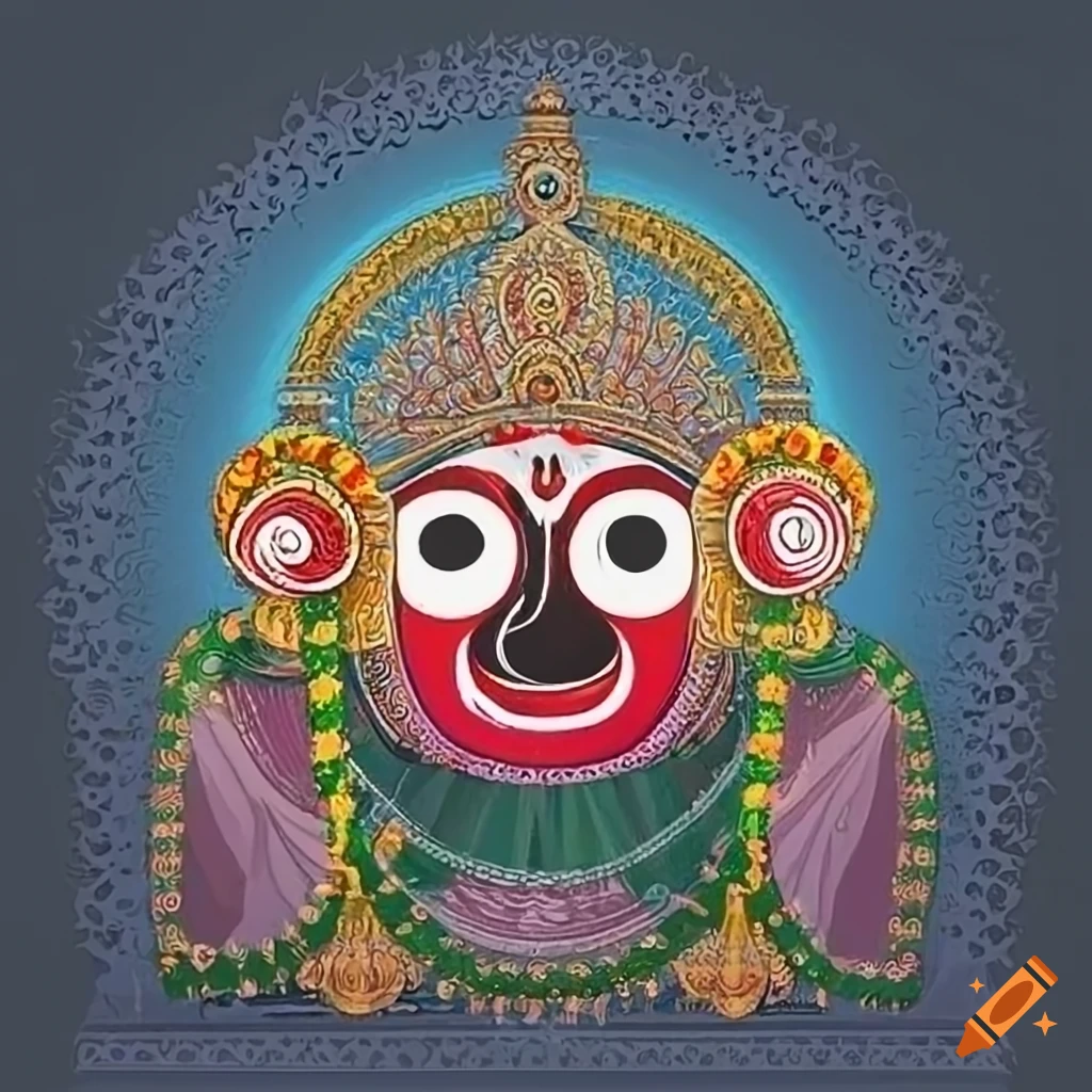 Cartoon Vector Indian Gods Jagannatha Subhadra Stock Vector (Royalty Free)  322432022 | Shutterstock