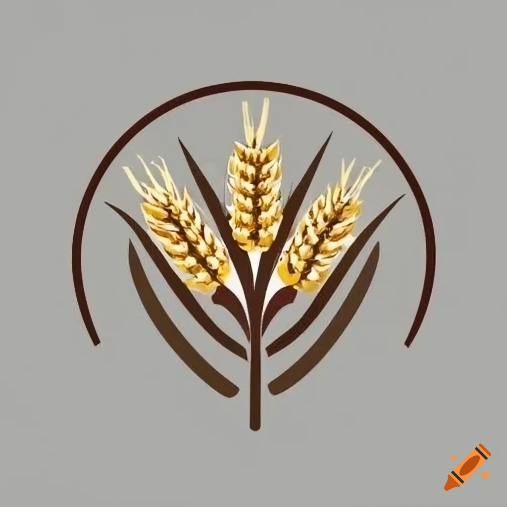 Rice Symbol Wheat Symbol Vector Wallpaper Logo Design Paddy Vector Stock  Illustration - Download Image Now - iStock