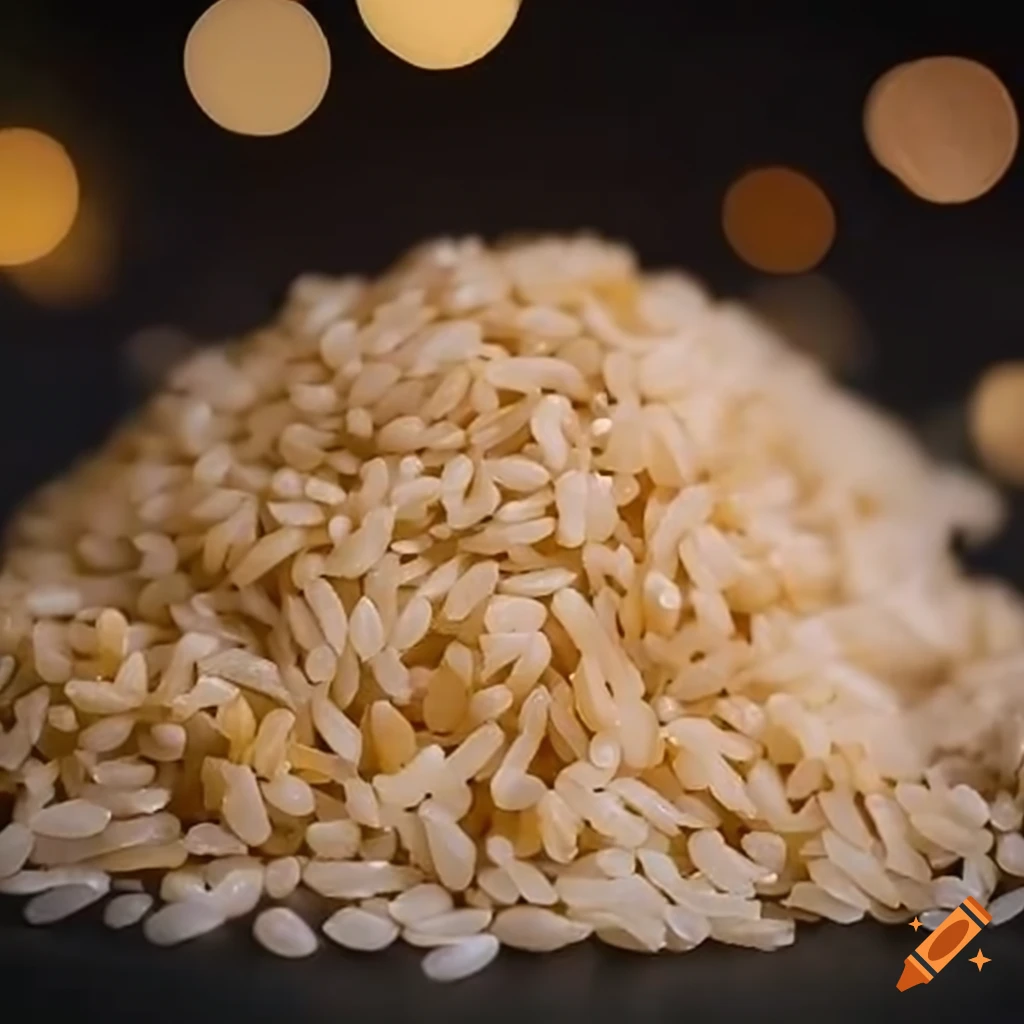Wite rice with sesame seeds